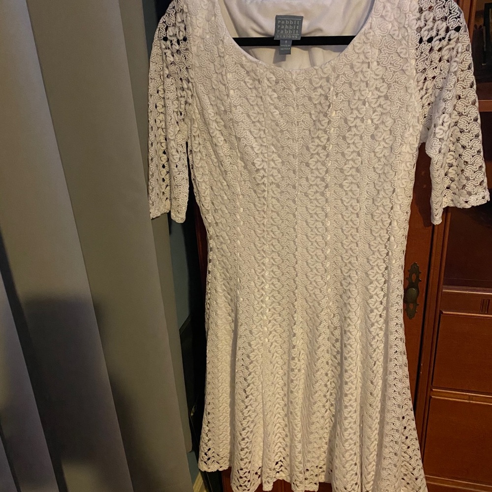 Rabbit Designs White Dress